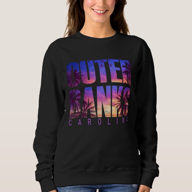 Camiseta Férias de Verão em Outer Banks Carolina Família Co (Frente)