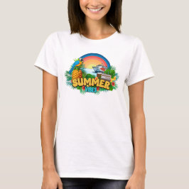 Camiseta Férias de Verão na Praia