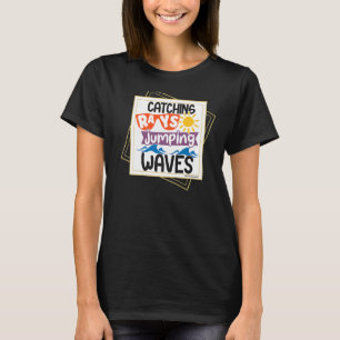 Camiseta Férias de Verão no oceano de praia Sunshine Suntan