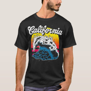 Camiseta Férias de Verão Oceano Tropicais Ondas Tropicais R