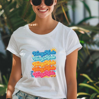 Camiseta Férias de Verão Retrô