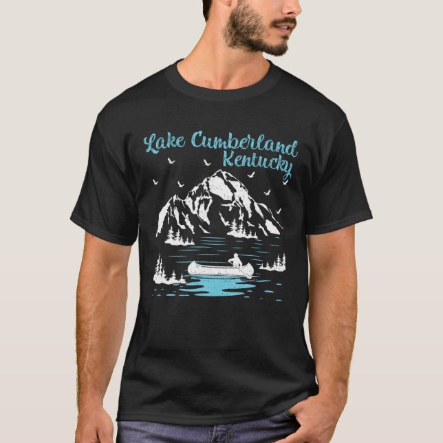 Camiseta Férias de Verão Retro Kentucky Lake Cumberland T S (Frente)