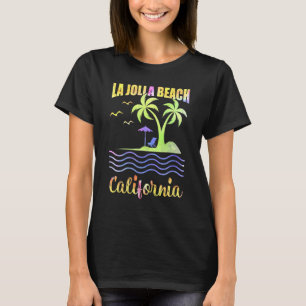 Camiseta Férias de Verão Retro Sunset California La Jolla B