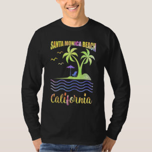 Camiseta Férias de Verão Retro Sunset California Papais noe