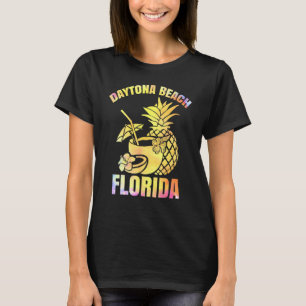 Camiseta Férias de Verão Retro Sunset Florida Daytona Beach
