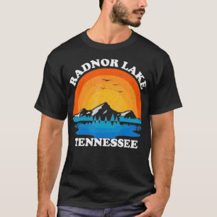 Camiseta Férias de Verão Retro Sunset Tennessee Radnor Lake