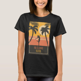 Camiseta Férias de Verão sem fim tropical