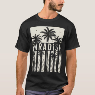 Camiseta Férias de Verão, Sol, Surfe Califórnia Paraíso