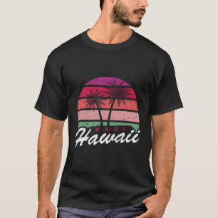 Camiseta Férias de Verão Tropicais Palmeiras Maui Havaí