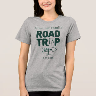 Camiseta Férias de Viagem da Família Correspondendo a Perso
