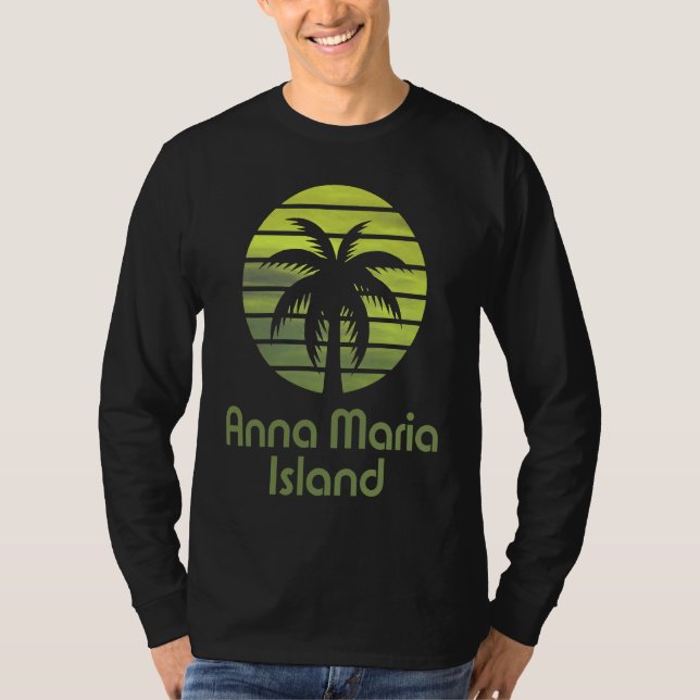 Camiseta Férias de Viagem da Ilha Anna Maria na Flórida (Frente)