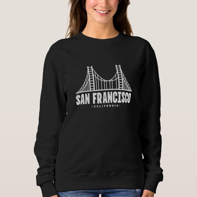 Camiseta Férias de Viagem da Ponte San Francisco California (Frente)