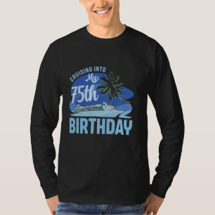 Camiseta Férias De Viagem De Barcos De Cruzeiro A Cruzar No
