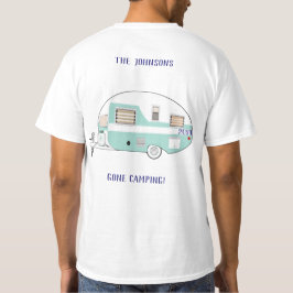 Camiseta Férias de Viagem de Campanha de Trailer RV