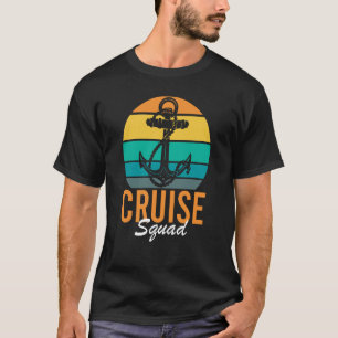 Camiseta Férias de Viagem de Cruzeiro com Correspondência d