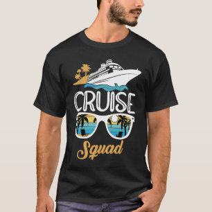 Camiseta Férias de Viagem de Cruzeiro com Correspondência d
