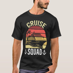 Camiseta Férias de Viagem de Cruzeiro com Correspondência d