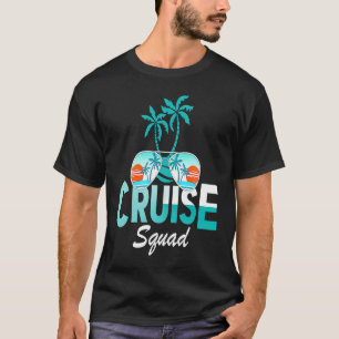 Camiseta Férias de Viagem de Cruzeiro com Correspondência d