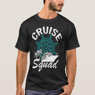 Camiseta Férias de Viagem de Cruzeiro com Correspondência d