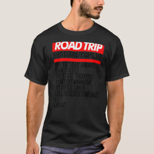 Camiseta Férias de Viagem em Estrada Familiar Verão ao Exte