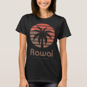 Camiseta Férias de Viagem Rawai Tailândia