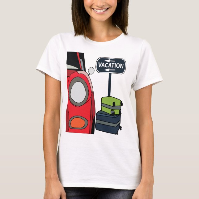 Camiseta Férias de Viagem Rodoviária (Frente)