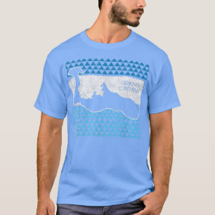 Camiseta Férias de Vintagem na Praia das Ilhas Grande Cayma