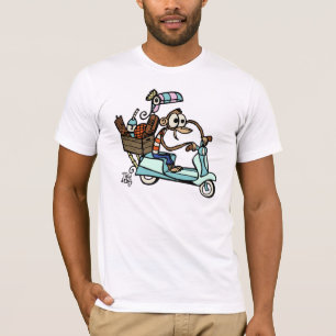 Camiseta Férias do Beachcomber do macaco do Moped!