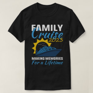Camiseta Férias do Funny Family Cruise 2023 Memórias do Faz