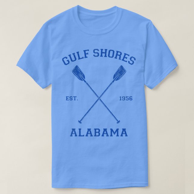 Camiseta Férias do Golfo do Alabama 1 (Frente do Design)