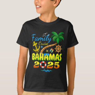 Camiseta Férias do Grupo Amigos da Família Bahamas Cruise 2