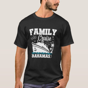 Camiseta Férias do Grupo de Amigos da Família Cruise Bahama