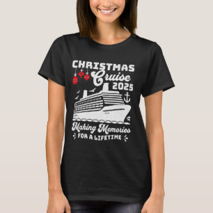 Camiseta Férias do Grupo Familiar de Combinação de Natal Cr