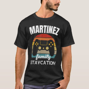 Camiseta Férias do Jogo de Vídeo da Escinação da Família Ma
