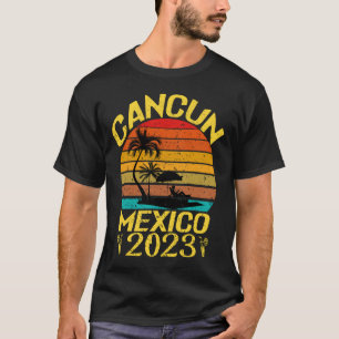 Camiseta Férias do México 2023, Cancún México 2023 Souvenir