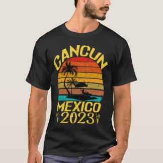 Camiseta Férias do México 2023, Cancún México 2023 Souvenir