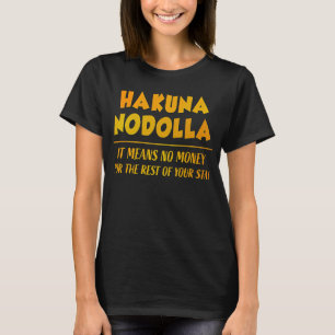 Camiseta Férias do Parque Tema de Hakuna NoDolla