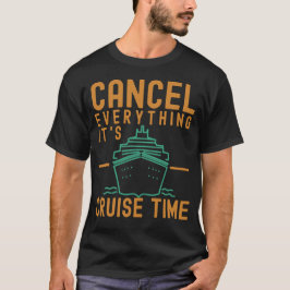Camiseta Férias dos navios de cruzeiro