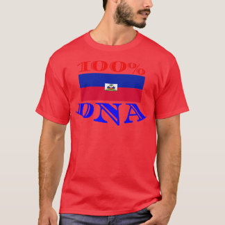 Camiseta Férias e Motivação da Bandeira do Haiti