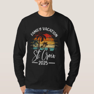 Camiseta Férias em Família 2025 Ilhas Virgens Vintage St. C