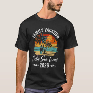 Camiseta Férias em Família 2026 Vintage Cabo San Lucas Verã