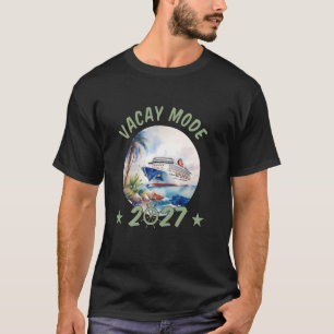 Camiseta Férias em Família 2027 Modo Navio de Cruzeiro