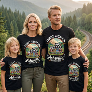 Camiseta Férias em Família Asheville Carolina do Norte Cami