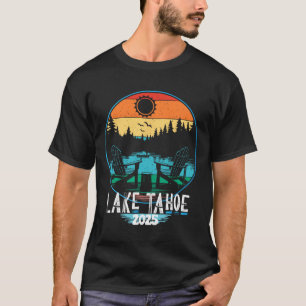 Camiseta Férias em Família de Esqui e Caminhada na Montanha