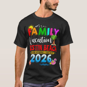 Camiseta Férias em Família Destino Praia 2026 Grupo de Corr