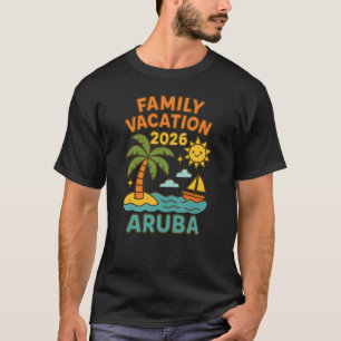 Camiseta Férias em Família em Aruba 2026