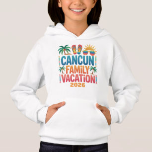 Camiseta Férias em Família em Cancun Viagem à Praia no Méxi