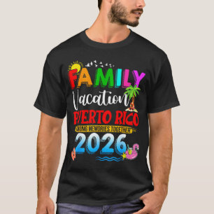 Camiseta Férias em família em Porto Rico 2026 grupo corresp