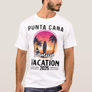 Camiseta Férias em Família em Punta Cana 2025 Dominicanas C