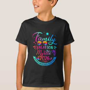 Camiseta Férias em Família Myrtle 2026 Presente de Palmeira